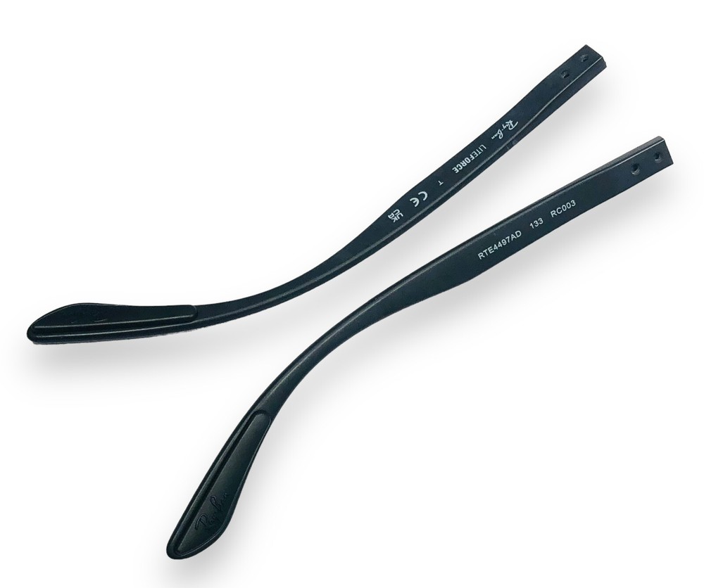 Ray Ban RB3736 Chromance Black Replacement Temples Genuine