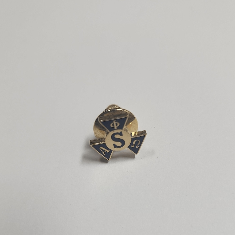 vintage alpha phi omega fraternity member service pin
