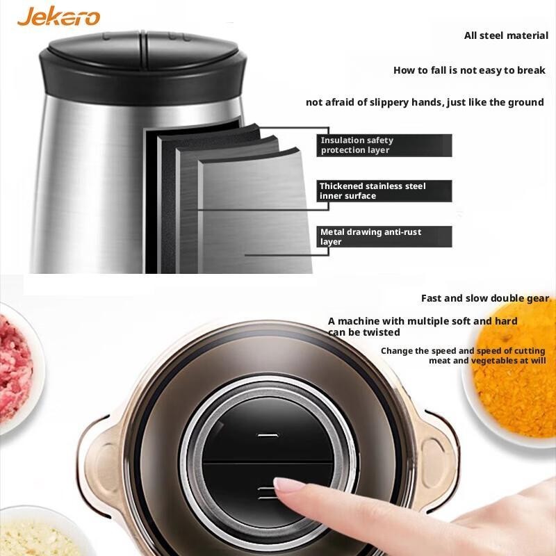 Jekero Crushers for kitchen use, electric Multi functional Electric Meat Grinder