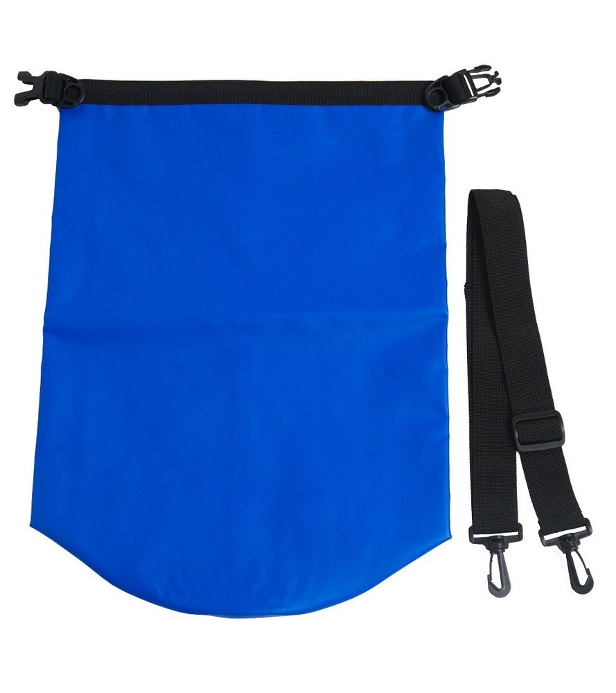 Storm Dry Bag w/ Adjustable Shoulder Strap - 15 Liter - Blue