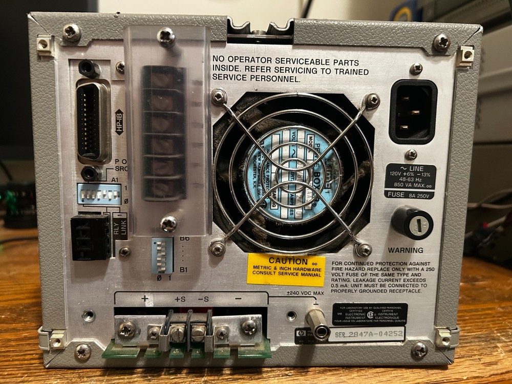 Working HP 6033A SYSTEM POWER SUPPLY 0-20V 0-30A 200Watts