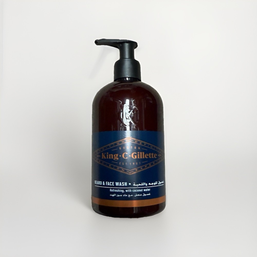 King C Gillette Beard & Face Wash With Coconut Water