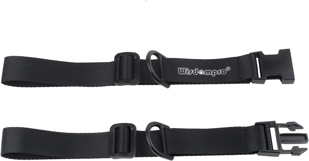 Heavy Duty Adjustable Backpack Sternum Strap with Quick Release Buckle - Black