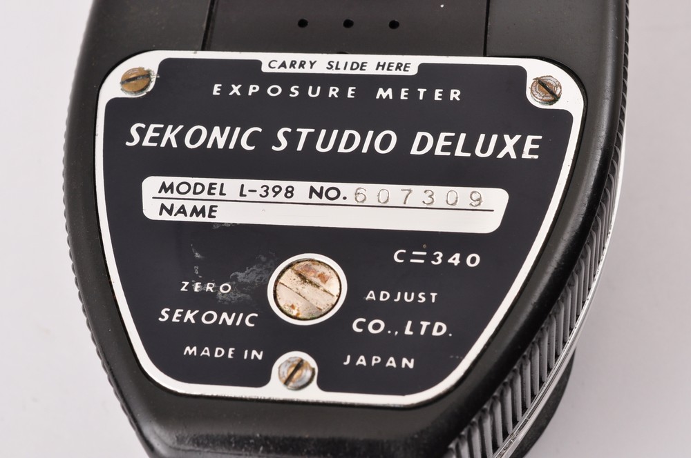 MINT SEKONIC STUDIO DELUXE MODEL L-398 Light Meter Fast delivery