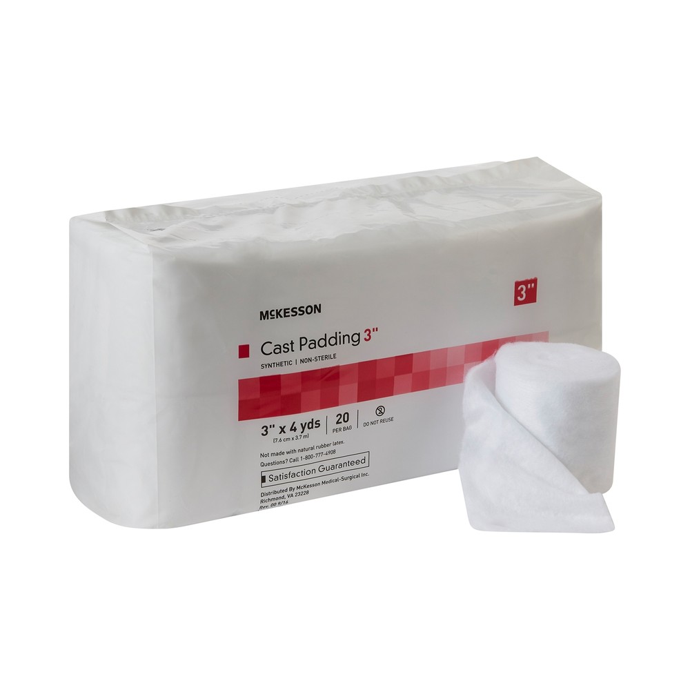 McKesson Cast Padding 3" x 4 Yd Polyester White 16-CP3 20 Ct