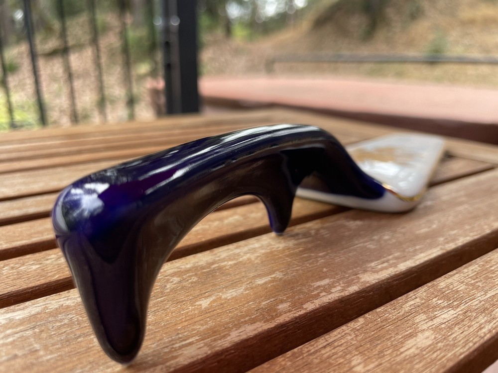 Vintage Cake Server with flowers