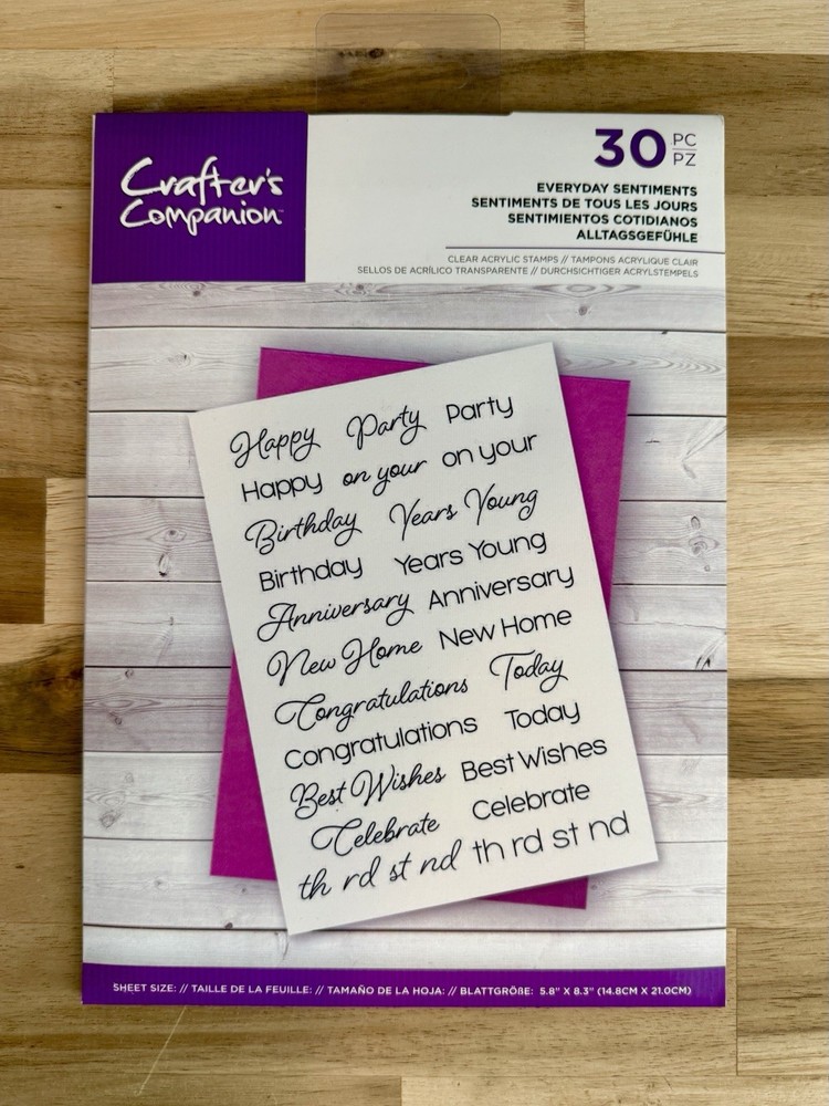 Crafter’s Companion Stamp & Die Bundle