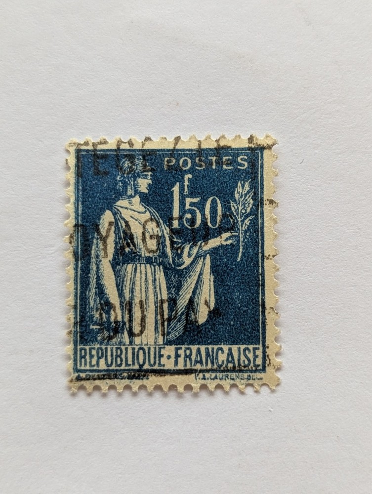 French stamps 6 Values. 48F