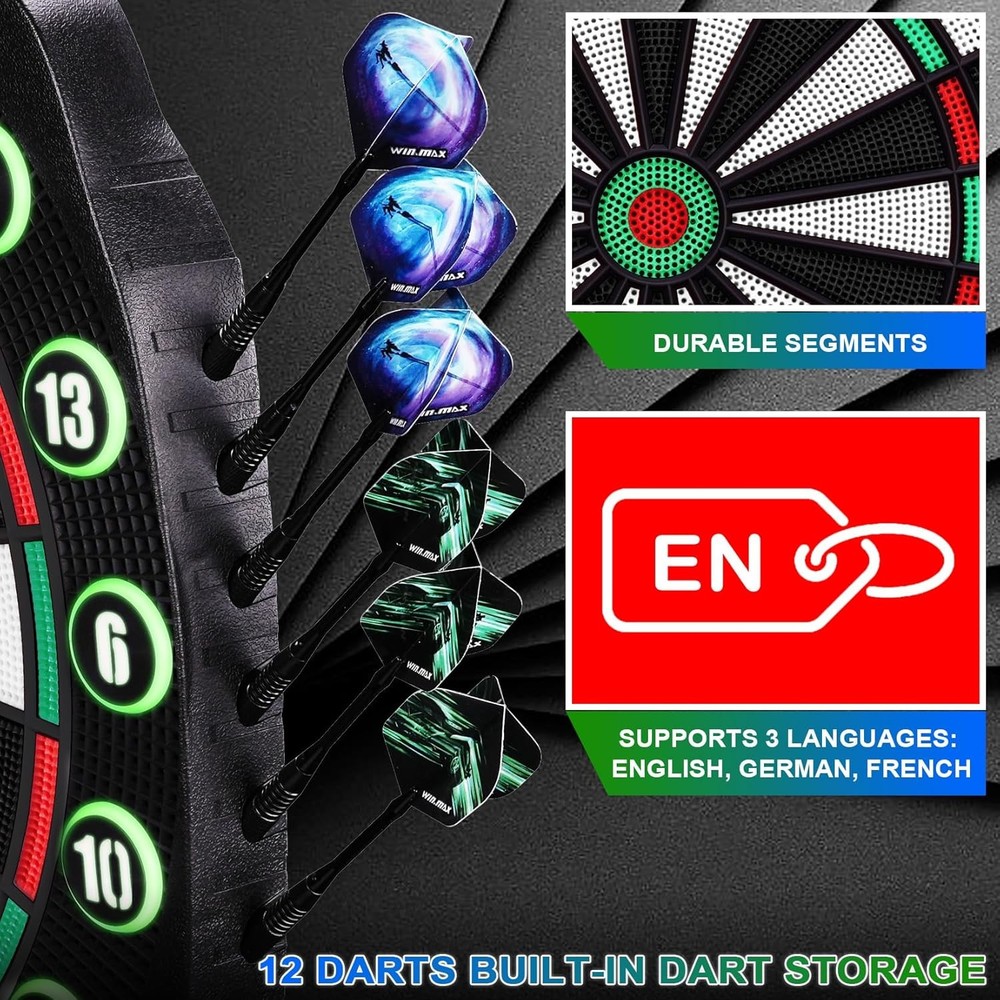 Electronic Dart Board Game Set