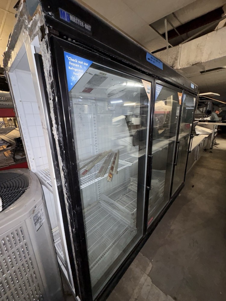 Master-Bilt glass door merchandiser refrigerator