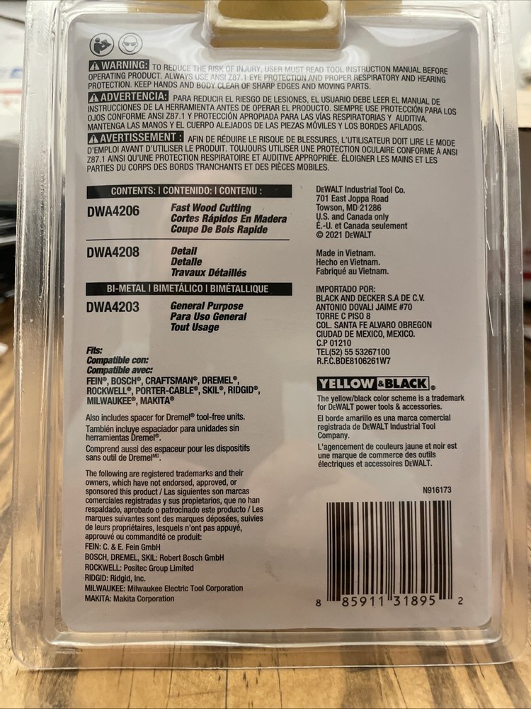 Dewalt Oscillating Blades - Several Packs!