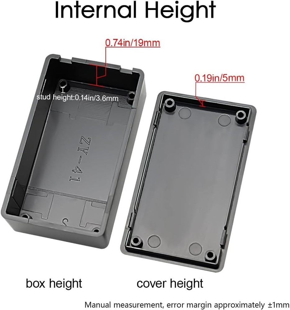 Project Box 10 Pieces ABS Plastic Electrical Project Case Small Junction Box ...