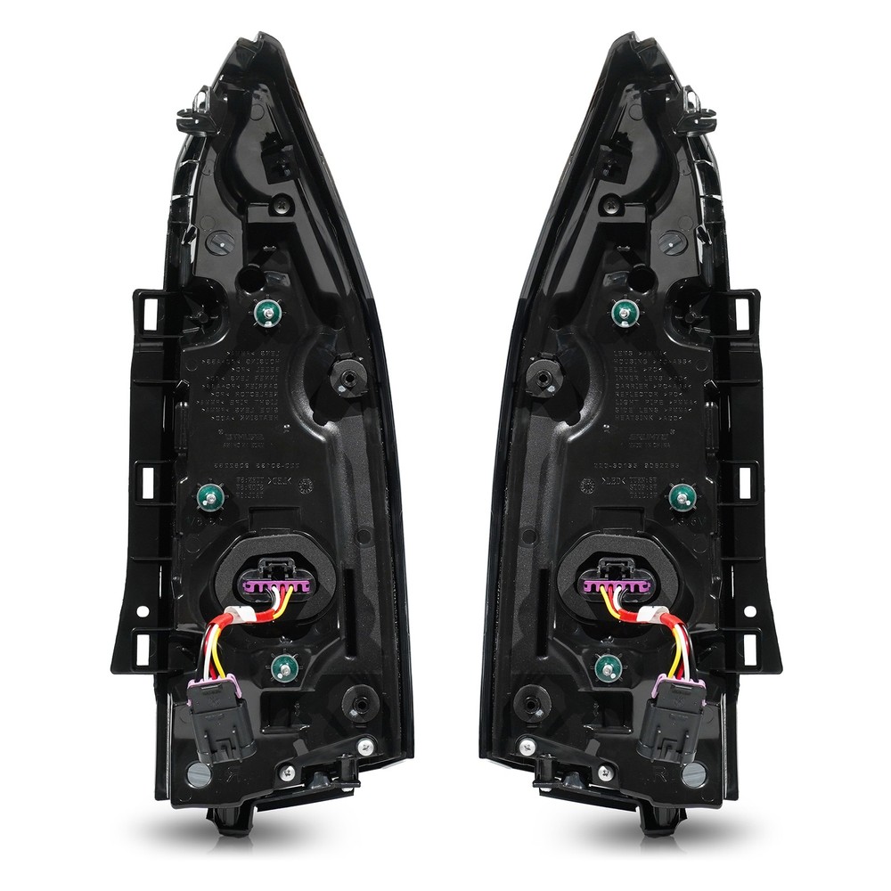 Fit for 2013-2018 Cadillac ATS LED Tail Light Black Conversion Pair Left + Right