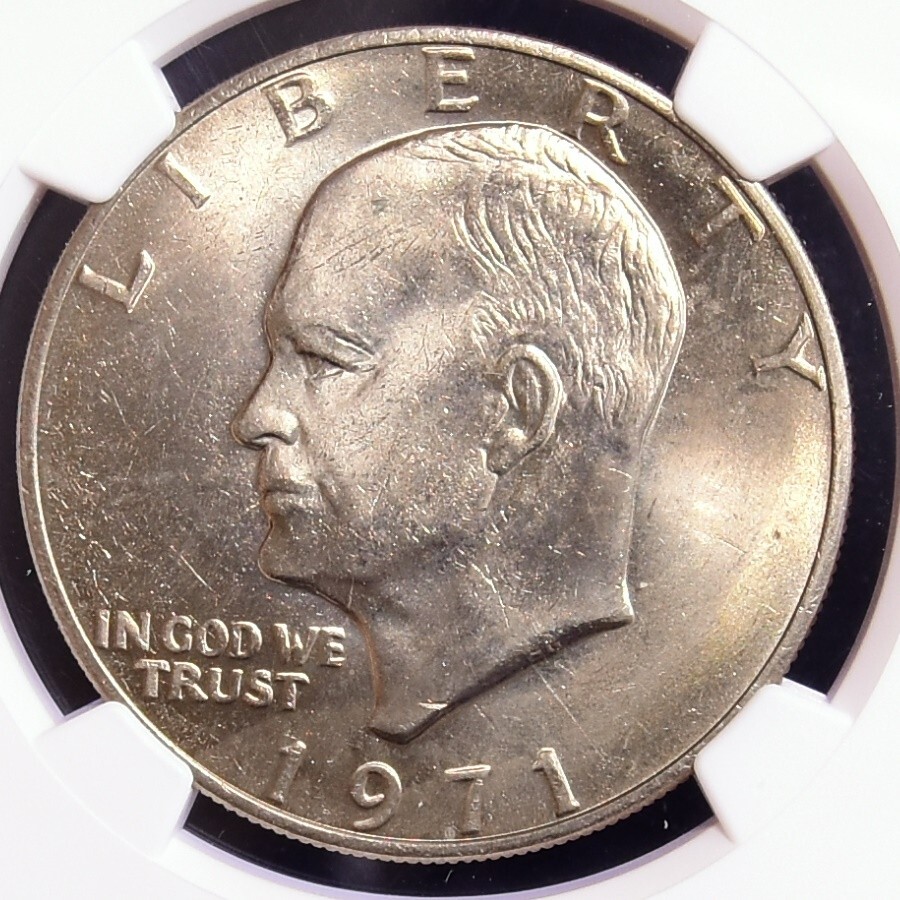 1971 Eisenhower Dollar - NGC MS66 (#48668-L)