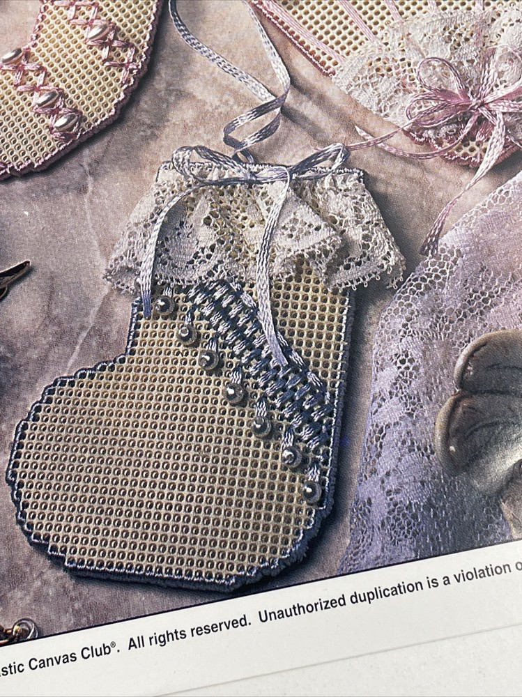 Annie's Attic Victorian Ornaments Plastic Canvas Pattern