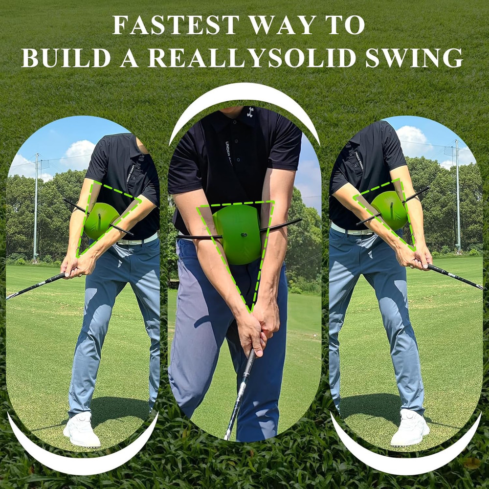 The Connector Golf Training Aid, Golf Swing Trainer for Posture Correction Pract