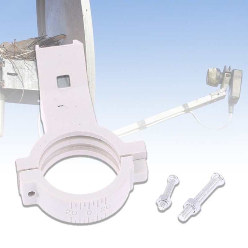 High Frequency Brackets Head Clamp Portable for Consistent Satellite Reception