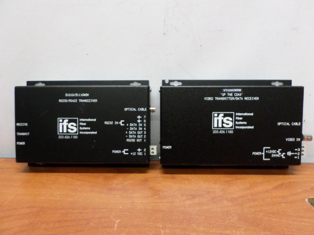 IFS VT1505WDM Video Transmitter & Data Receiver