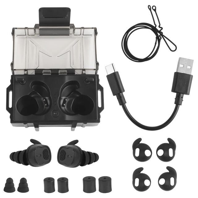 Tactical Earbuds Bluetooth Hunting Hearing Protection Headset Noise Reduction