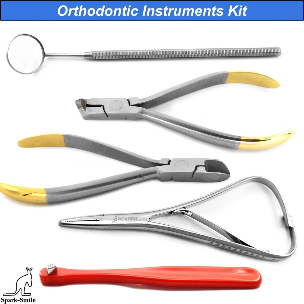 Orthodontic Kit Distal End TC Mathieu Forceps Dentists Oral Surgery Instruments