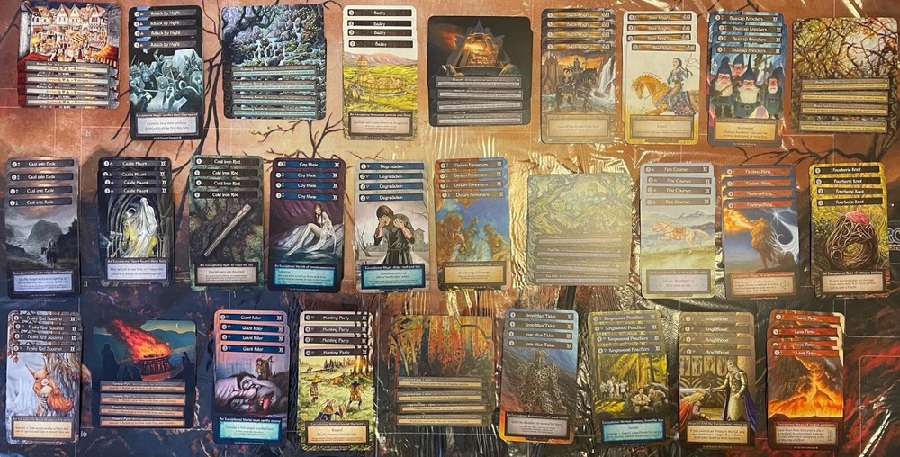 Sorcery Arthurian Legends Exceptional Playset ( 4 Complete 55 card sets)