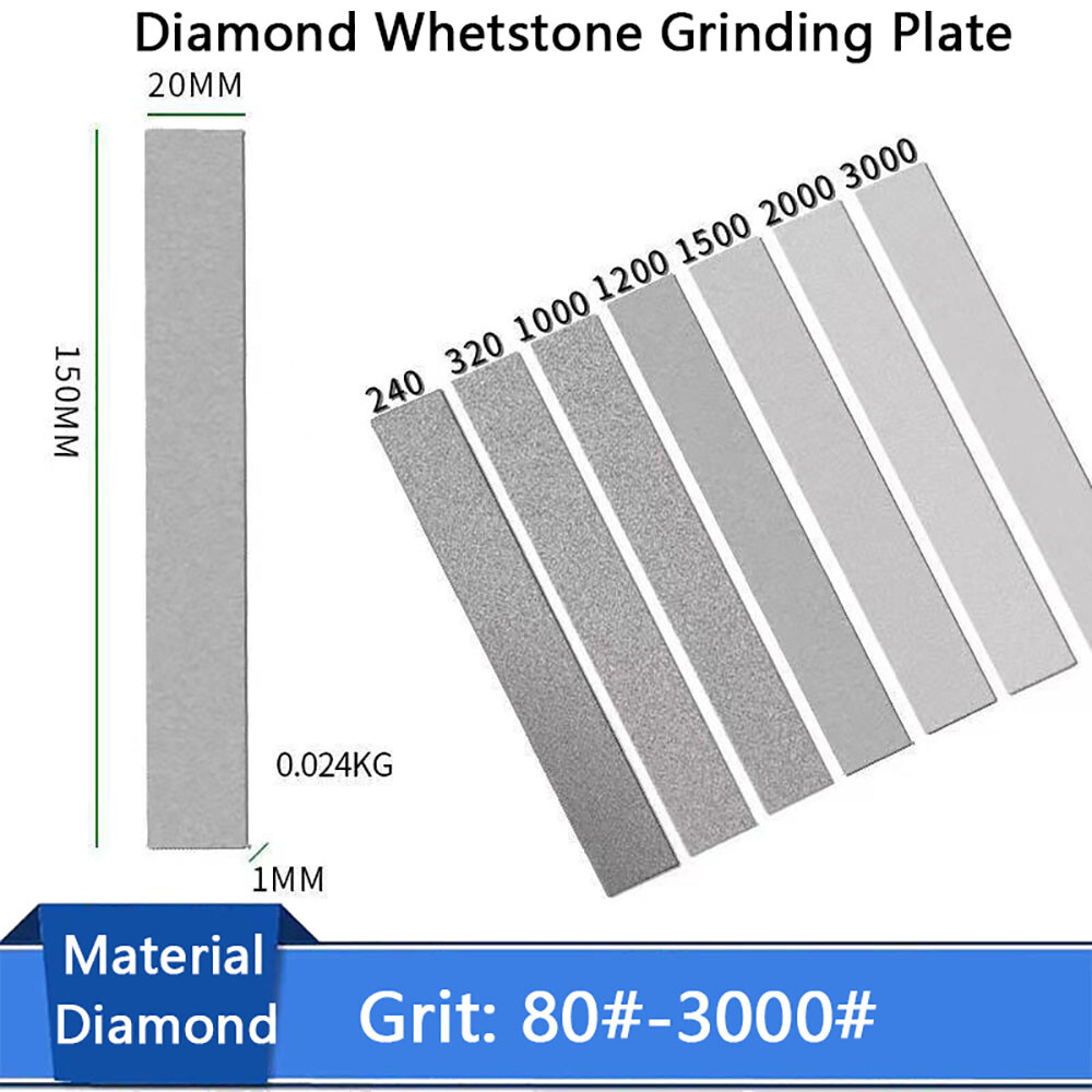Diamond Whetstone Grinding Plate 150x20mm Sharpening Sharpener 80-3000 Grit