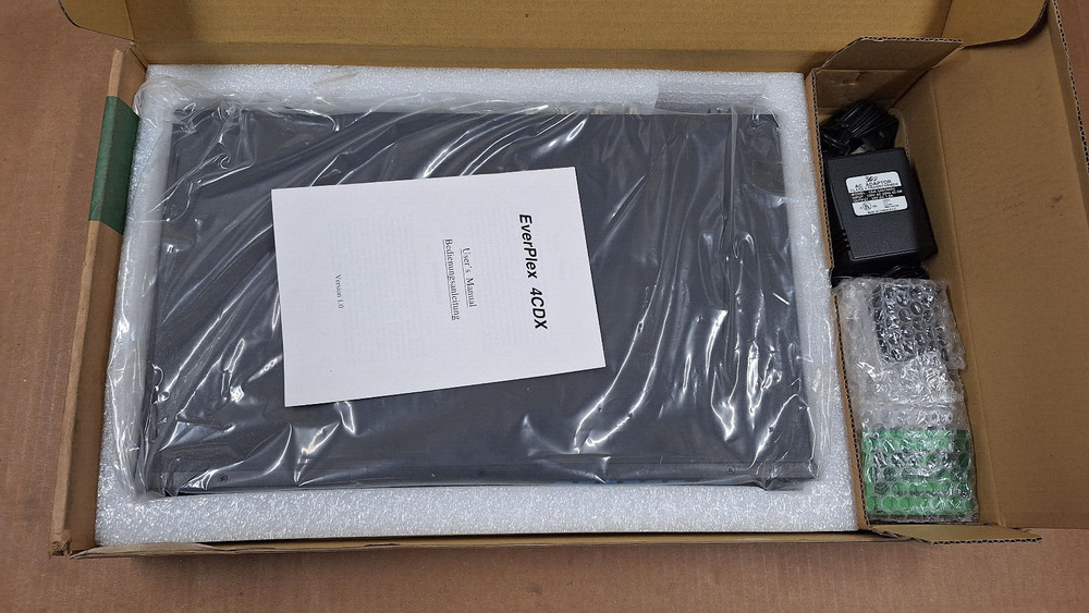 Everplex Color Duplex Multiplexer 4 Channel Processor NTSC EP4CDX/N in box