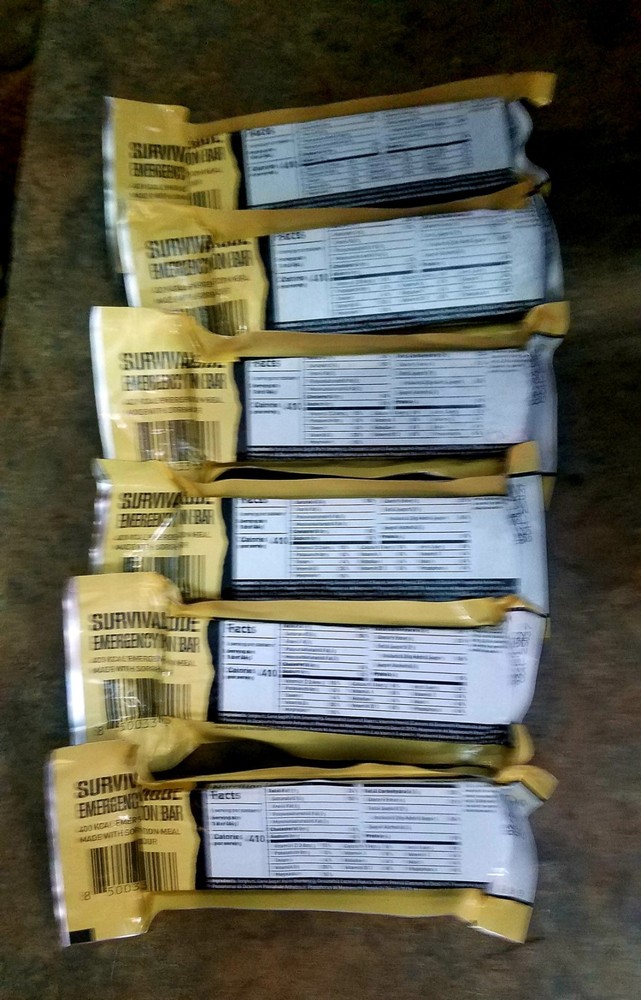 6 Chuck Norris Survival Mode Emergency Ration Bars Buttery Lemon Shortbread