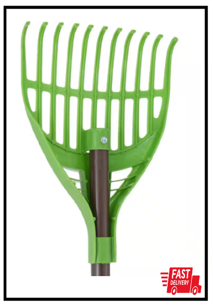 60 In. Handle Collector 8 In. Poly Shrub Rake