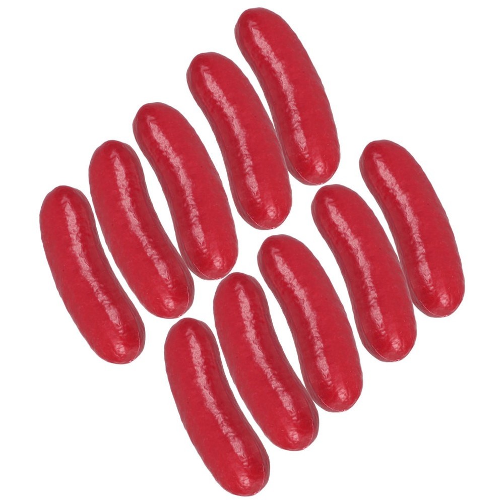 20 Pcs Plastic Artificial Food Props Realistic Sausage Simulation Display Decor