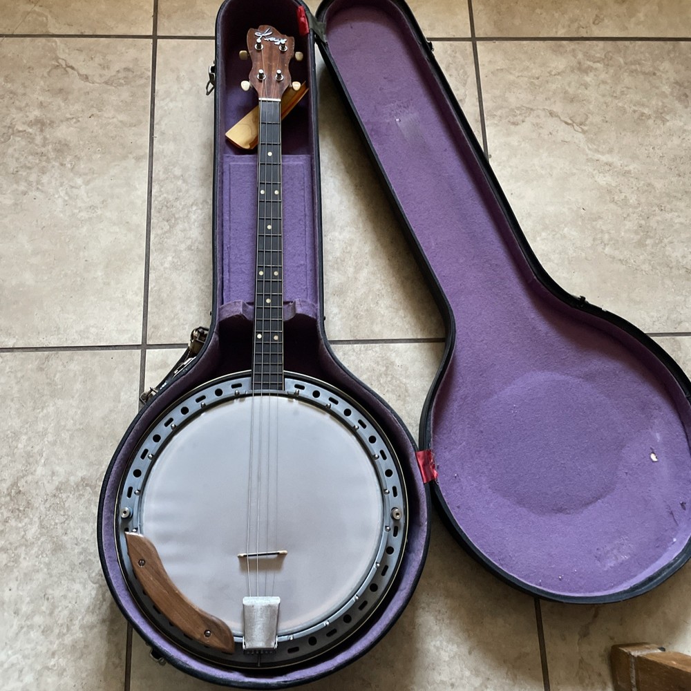 Vintage KAY 4 String Banjo With Case