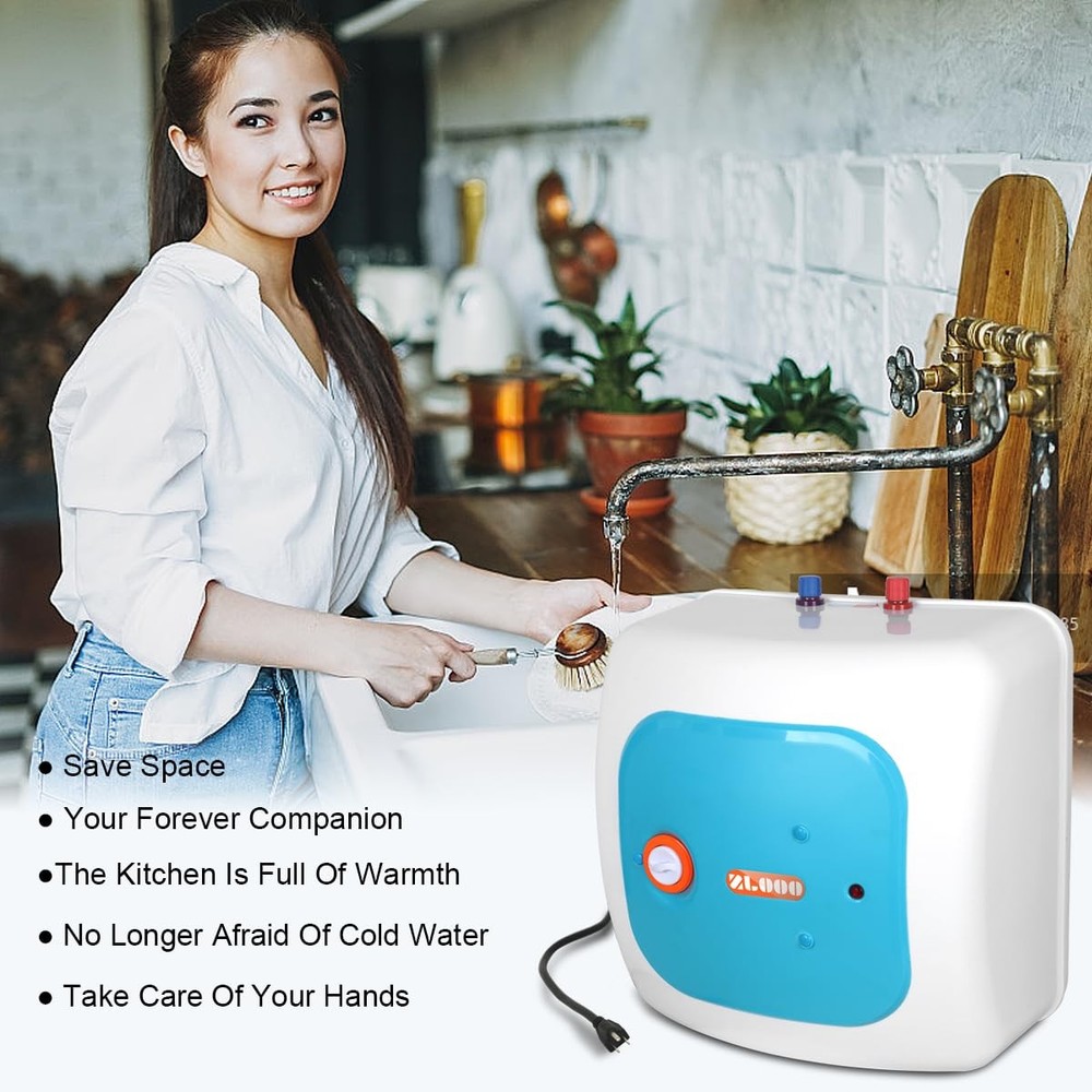 110V-120V 1440-1500W Instant Electric Hot Water Heater Under Kitchen Small Ta...