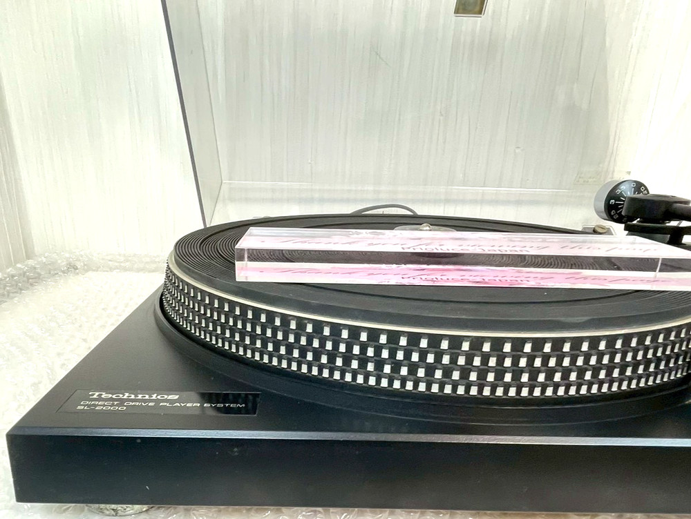 Technics SL-2000 Direct Drive Turntable Record Player Tested Japan