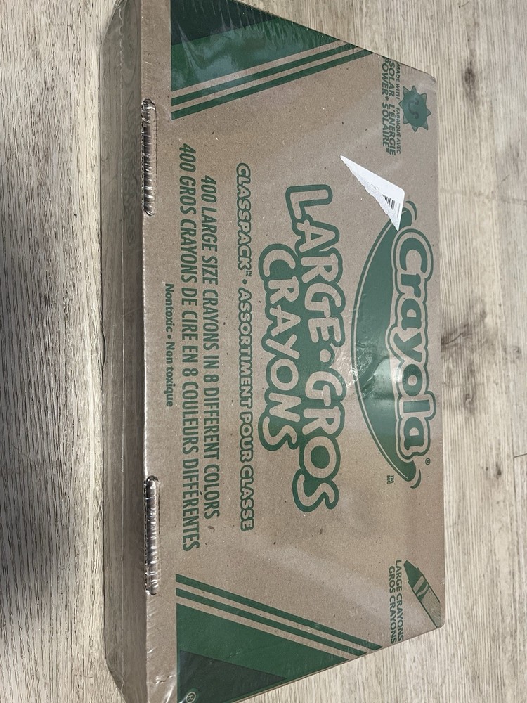 Crayola 528038 Classpack Crayons Large 400 Per Box New Sealed