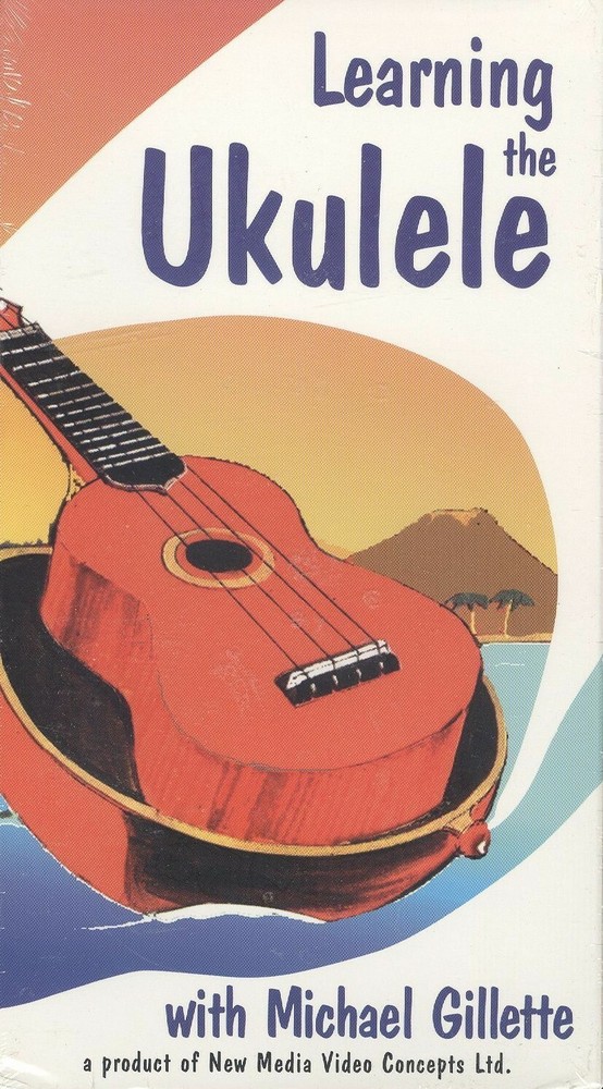 Learning Ukulele Michael Gillette VHS Video Tape 1999 Tuning Fingering Chords