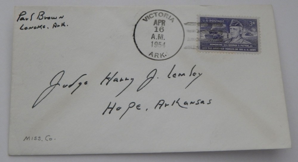 Victoria Arkansas April 16 1954