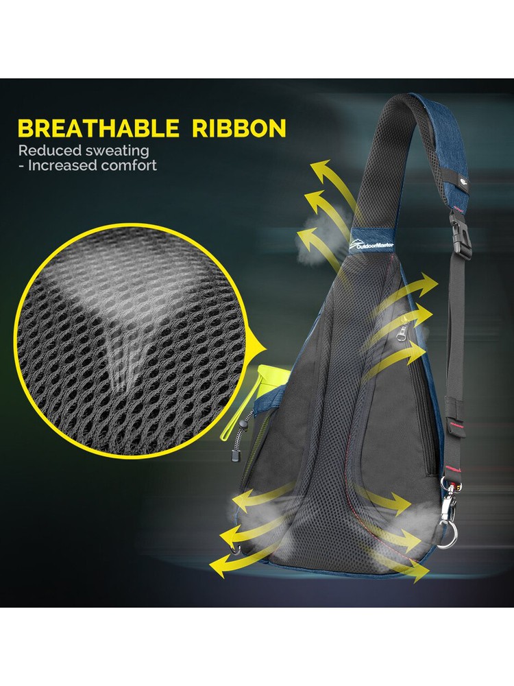 OutdoorMaster Sling Bag - Dark Blue