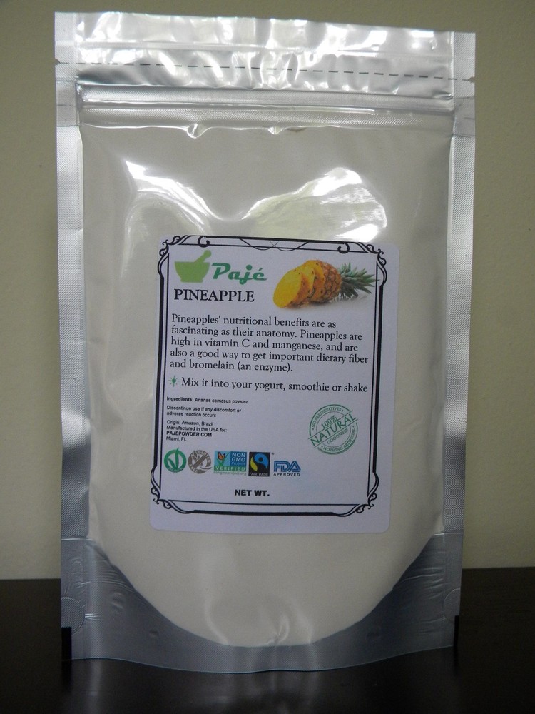 Pineapple fruit powder 10lb PAJE Immune system support, Bone strength