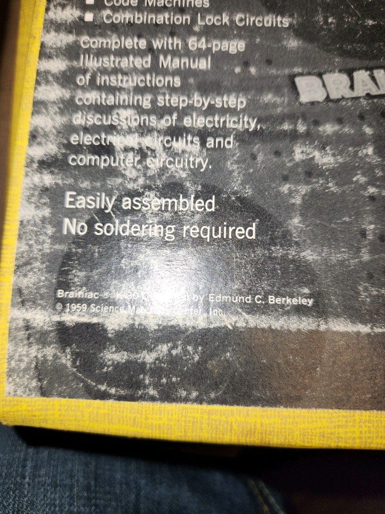 Brainiac K-30 Computer Circuits Lab Game - 1959 Science Materials Center