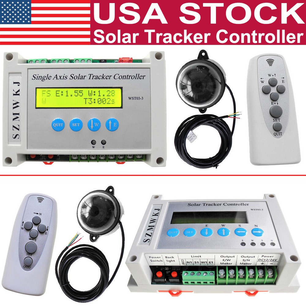 Electronic Single/Dual Axis Solar Panel Tracking Tracker Controller Solar System
