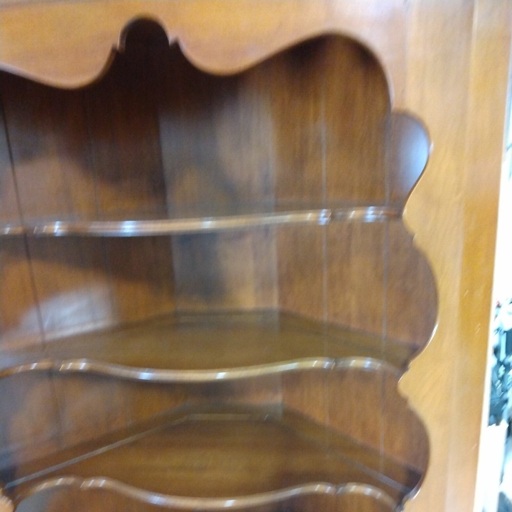 Thomasville Hartford House Vintage Solid Rock Maple Corner Cabinet Kitchen NICE