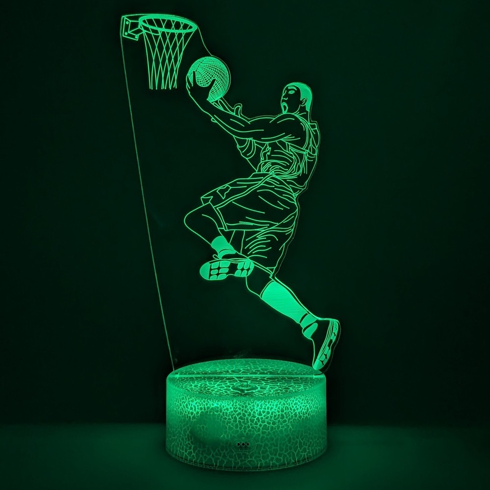 Basketball LED Night Light with Remote Control - 16 Colors, 5 Modes, Dimmable