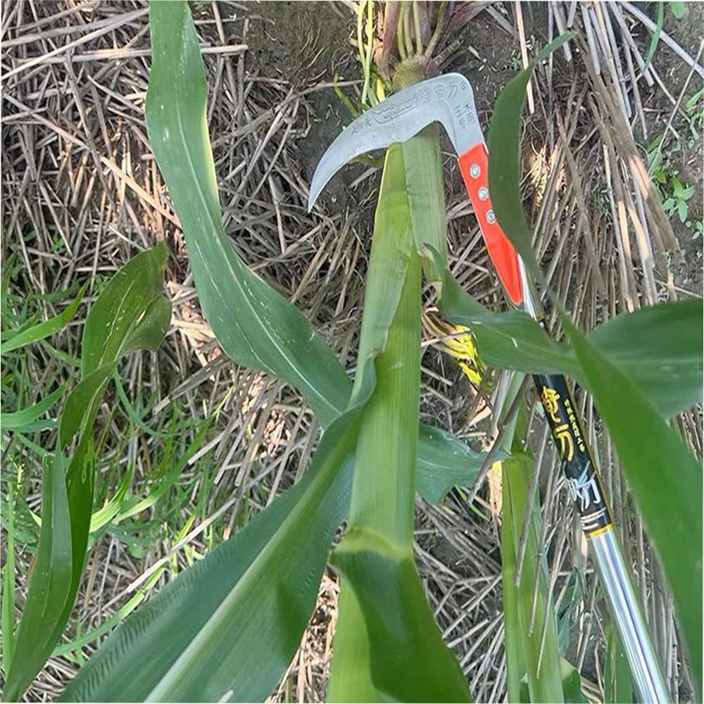 Scythe Tool,Sickle Garden Tool Long Handle.