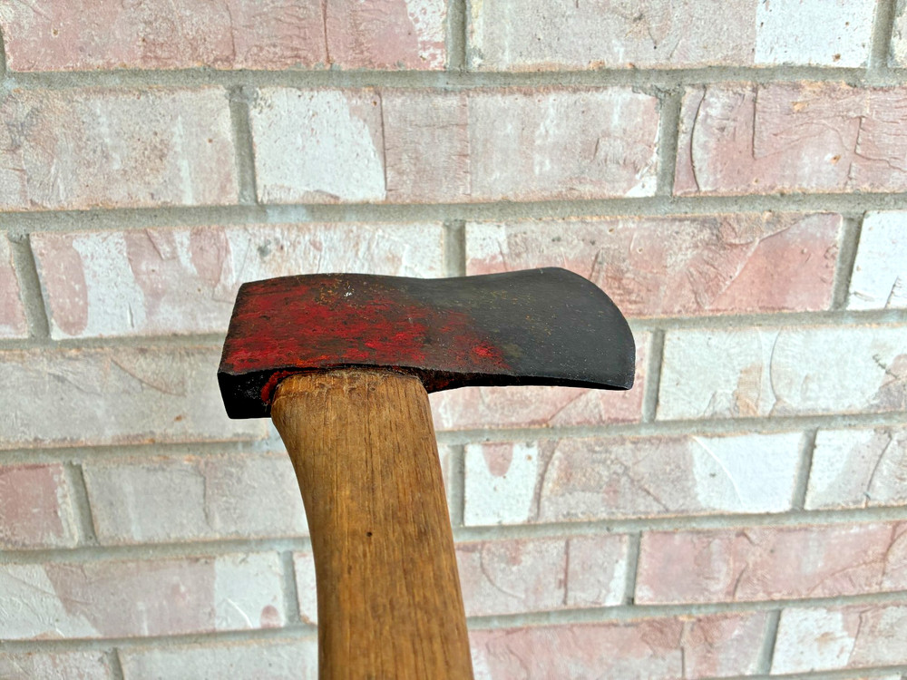 Vintage True Temper Flint Edge Boys Single Bit Axe With Handle 2 1/4 lb Old Tool