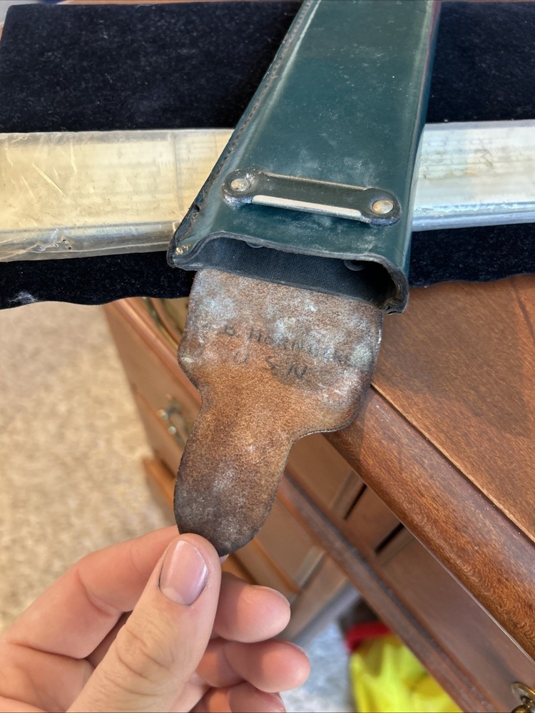 Vintage Slide Ruler Marked USN