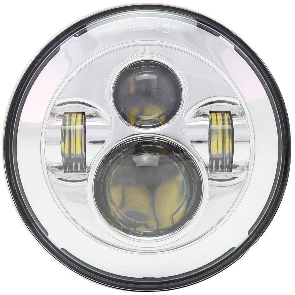 7" Headlight + 4.5" LED Passing Lights For Harley-Davidson Electra Glide Classic