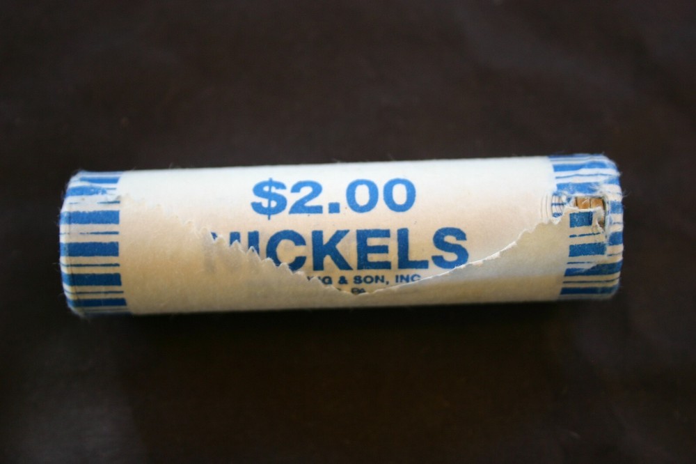2013 D JEFFERSON NICKEL ORIGINAL BANK WRAP ROLL OBW String 5 CENT ROLL