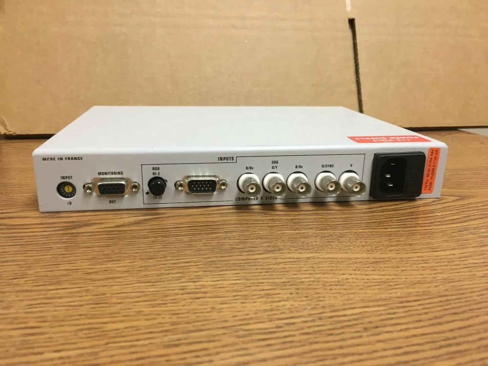 ANALOG WAY EQUALIZER INTERFACE EQI-300 HIGH RESOLUTION 1600 X 1280 WORKS GREAT