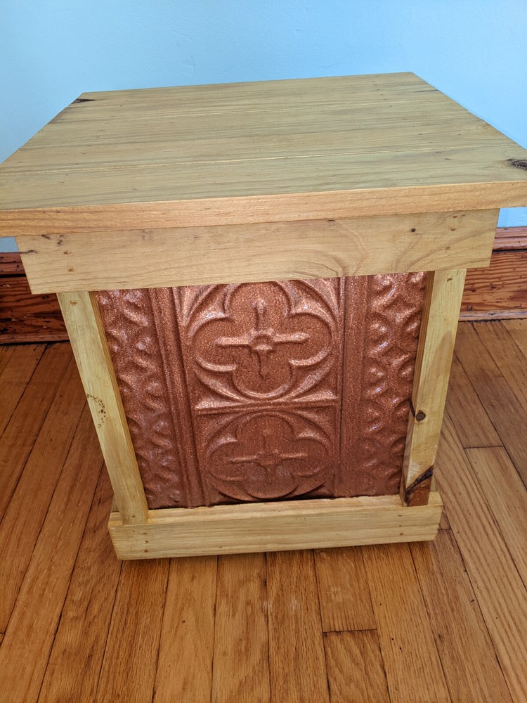 Outdoor Side Table Pressure Treated Wood
