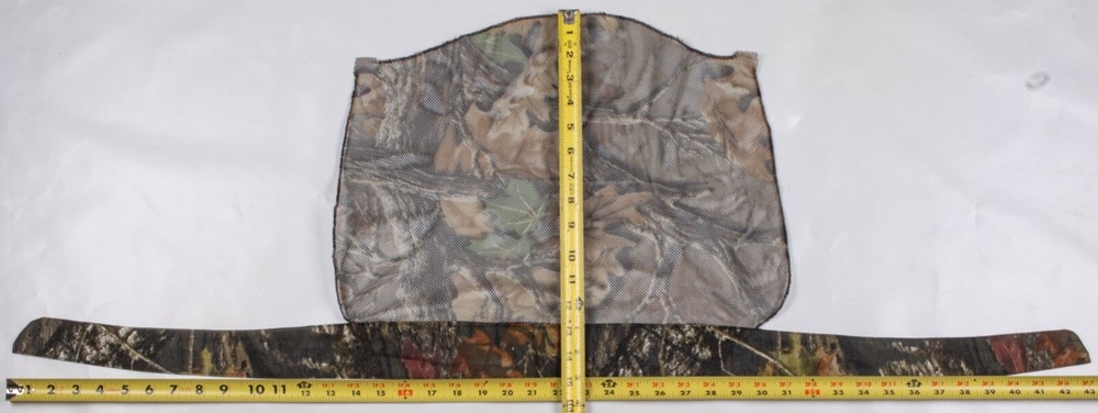 Vintage 1990s OG Brownleaf Diamond Mesh Sandana Custom Tie Back Headwrap PB